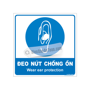 Đeo nút chống ồn