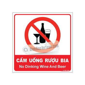 Cấm uống rượu bia