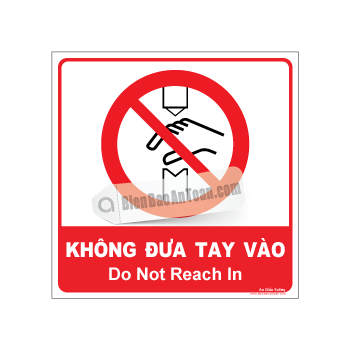 Không đưa tay vào