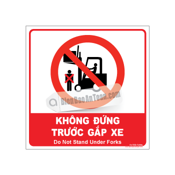 Không đứng trước gắp xe