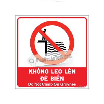 Không leo lên đê biển