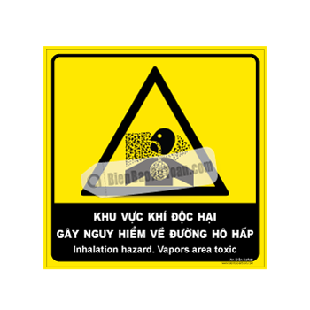 Khu vực khí độc hại gây nguy hiểm về đường hô hấp