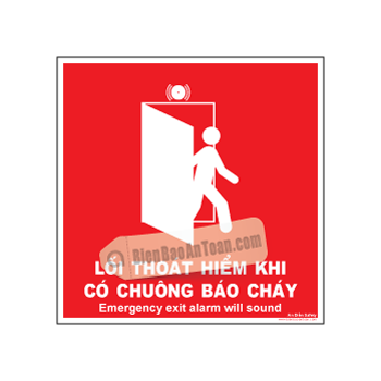 Lối thoát hiểm khi có chuông báo cháy