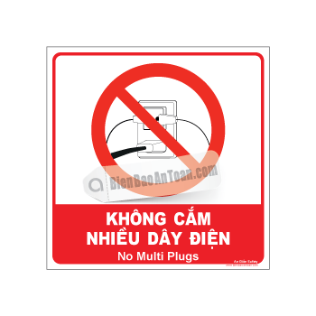 Không cắm nhiều dây điện