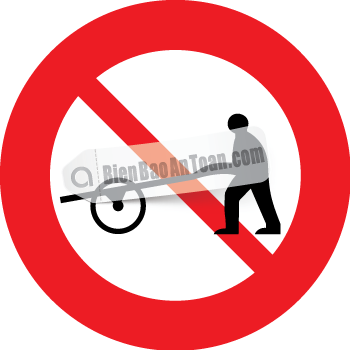 Cấm xe người kéo đẩy