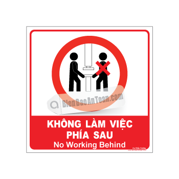 Không làm việc phía sau