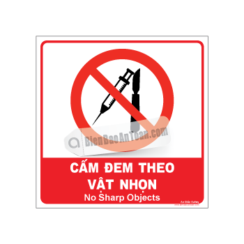 Cấm đem theo vật nhọn