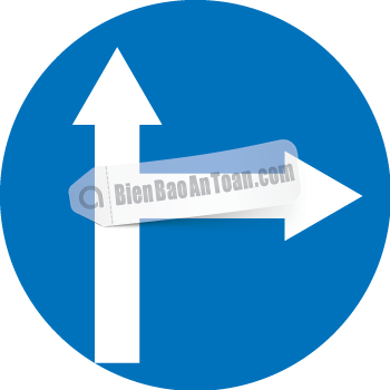 Các xe chỉ được đi thẳng và rẻ phải