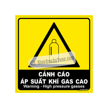 Cảnh báo - Áp suất khí gas cao