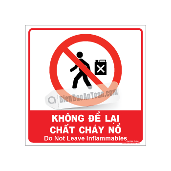 Không để lại chất cháy nổ