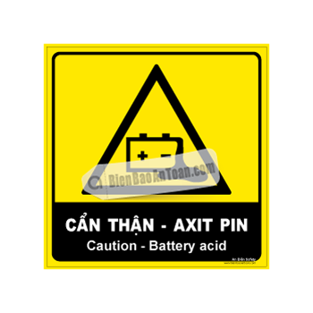 Cẩn thận - Axit pin