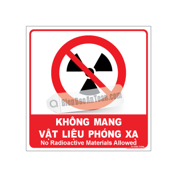 Không mang vật liệu phóng xạ