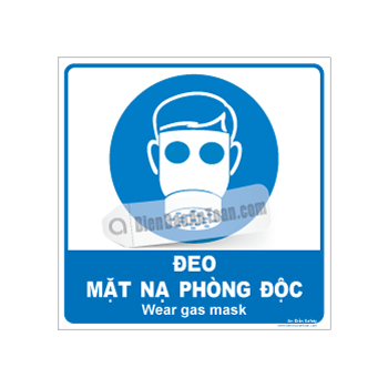 Đeo mặt nạ phòng độc