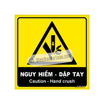 Nguy hiểm - Dập tay