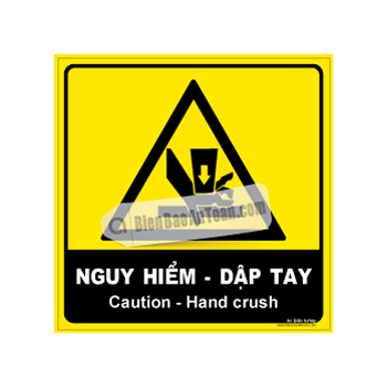 Nguy hiểm - Dập tay