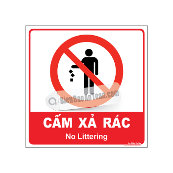 Cấm xả rác