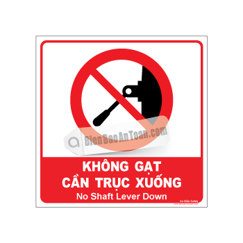 Không gạt cần trục xuống