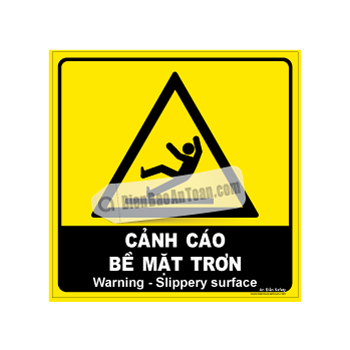 Cảnh báo - Bề mặt trơn