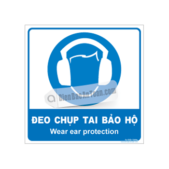 Đeo chụp tai bảo hộ