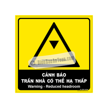 Cảnh báo - Trần nhà có thể hạ thấp