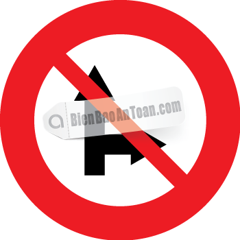 Cấm đi thẳng và rẻ phải