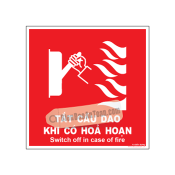 Tắt cầu dao khi có hoả hoạn