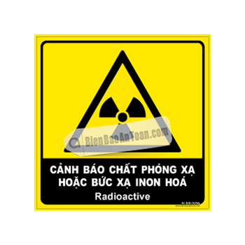 Cảnh báo chất phóng xạ hoặc bức xạ ion hóa