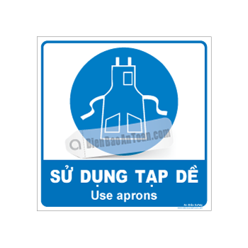 Sử dụng tạp dề
